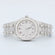 Introducing a stylish mens watch crafted from stainless steel featuring lab-grown diamond with vibrant purple Arabic numerals Gurukrupa-Gems
