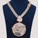 Lab Created Diamond Chain With Pendant In 14KT Gold Gurukrupa-Gems