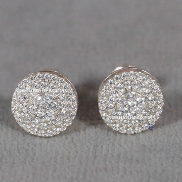 Lab grown 14 kt gold womens diamond earring with a Touch of Glamour to Your Everyday Look Gurukrupa-Gems