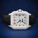 Leather black belt red custom hip hop rappers style diamond watch Gurukrupa-Gems