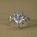 Make a statement with our exquisite heart and round cut diamond ring Gurukrupa-Gems