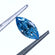 Marquise Cut Blue Treated Lab Grown Loose Diamond for Peak Brilliance with VVS clarity-Gurukrupa-Gems
