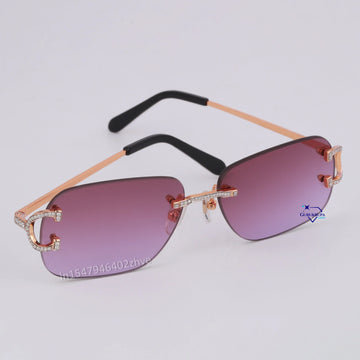 Mens luxury diamond sunglasses pass diamond tester Gurukrupa-Gems