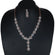 Meticulously crafted 14 kt rose gold lab grown diamond necklace for women in vvs clarity diamonds Gurukrupa-Gems