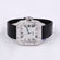 Moissanite diamond leather belt diamond hip hop watch featuring roman numerals and VVS clarity Gurukrupa-Gems