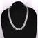 Newly launched 18 inch 12 mm hip hop illusion chain crafted in baguette and round cut lab grown diamonds with vvs clarity-Gurukrupa-Gems