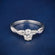 Oval shape diamond engagement passed diamond tester ring Gurukrupa-Gems