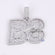 Personalized hip hop round and baguette cut lab grown diamond pendant for men Gurukrupa-Gems