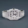 Presenting a attention grabbing stainless steel watch with moissanite diamonds for everyone to admire