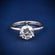 Proposal wedding engagement 1.60ct round vvs diamond ring Gurukrupa-Gems