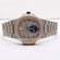 Radiant stainless steel moissanite diamond watch with enhanced vvs clarity diamonds for men Gurukrupa-Gems