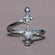 Rose Cut Toi et moi 14 kt white gold Lab created Diamond Solitaire Ring in VVS clarity diamonds-Gurukrupa-Gems