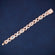 Rose Gold Infinity Bracelet Fully Iced Out with Baguette and Round Cut Diamonds for Hip Hop Gurukrupa-Gems
