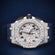 Rubber belt chronograph dial VVS pass tester diamond watch Gurukrupa-Gems