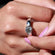 Simple Wedding solitaire diamond ring made from lab grown diamonds in 14 kt white gold Gurukrupa-Gems