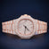 Skinny fit 41 mm rose gold diamond watch Gurukrupa-Gems