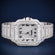 Square Shaped Arabic Dial All White Pass Tester Watch Gurukrupa-Gems