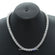 Stunning 16 inch 6 mm all white vvs clarity passed tester tennis chain Gurukrupa-Gems