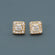 Stylish 14 KT Yellow Gold With Lab Diamond Earrings For Women with VVS clarity Diamonds Gurukrupa-Gems