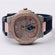 The latest design features a moissanite watch with one dial inside a dial complemented by a rubber strap Gurukrupa-Gems