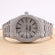 This watch features a Swiss movement and is crafted with moissanite diamonds showcasing latest design