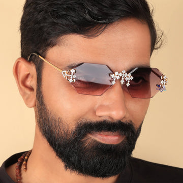 Trending 3 cross diamond vvs sunglasses Gurukrupa-Gems