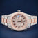 Two Tone Arabic Dial Men Hip Hop Diamond Watch Gurukrupa-Gems