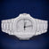 Two Tone Blue Dial Rose Gold Plated Watch Iced Out VVS Moissanite Diamond Luxury Dual Collection Gurukrupa-Gems