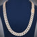 Two Tone Diamond Cuban Link Chain Necklace 22 Inch 15mm Iced Out for Mens and Womens Gurukrupa-Gems