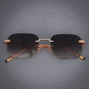 Two Tone Diamond Sunglasses Gurukrupa-Gems