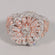 Two Tone Hip Hop Diamond Ring For Birthday Gift Luxury Diamond Ring For Party Wear Gurukrupa-Gems