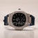 Upgrade your style with a classy diamond watch featuring a moissanite diamond-studded rubber belt
