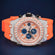 VVS clarity hip hop orange belt diamond watch Gurukrupa-Gems