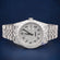 Arabic dial diamond watch vvs clarity