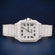 Regular Santos roman dials full white buss down watch