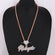 custom made diamond pendant unique 14kt gold chain luxury chain pendant for birthday gift round cur diamond pendant Gurukrupa-Gems