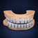Customized Hip hop 24 dental diamond teeth grillz for men - Gurukrupa-Gems