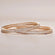 Illuminate Your Style with 14 kt lab grown round cut diamond classy bangles for women to wear at any occasion - Gurukrupa-Gems