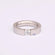 Lab Diamond 14KT White Gold Men's Ring Gift For Him - Gurukrupa-Gems