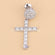Mens one sided diamond earrings for luxury christian cross - Gurukrupa-Gems