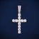 Tennis cross hip hop diamond pendant d color vvs clarity - Gurukrupa-Gems