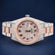 Two Tone Arabic Dial Hip Hop Diamond Watch - Gurukrupa-Gems