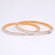 1 pair of Round cut diamond bangles for elegance designs with vvs clarity diamonds Gurukrupa-Gems
