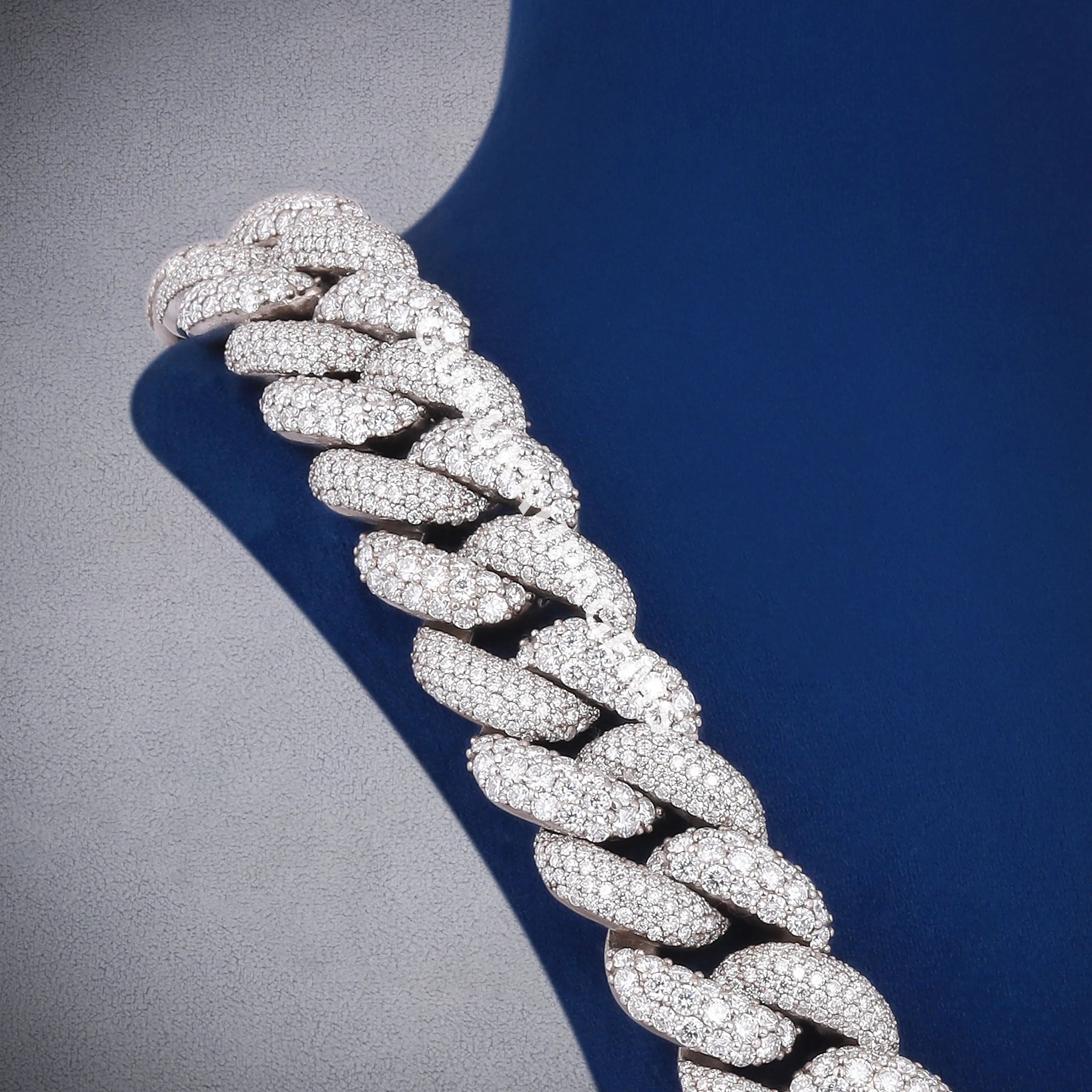 Mm Rapper mens cuban link chains 30mm 28 Inch Iced 1000 gram Cuban Link Chain ...