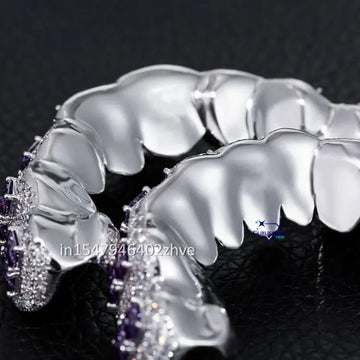 16 Dental teeth grillz for men stylish gemstone designed for luxury feel - Gurukrupa-Gems