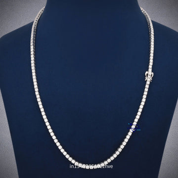 16 inch 3 mm womens diamond chain for men women - Gurukrupa - Gems