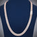 20 Inch 10mm White Cuban Chain Necklace for Unisex in Fully Iced Out Diamonds Every Time Gurukrupa-Gems