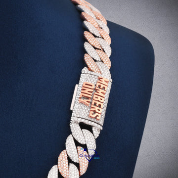 20 Inch 14 MM Diamond Chain For Gift Gurukrupa-Gems