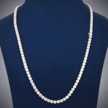 20 Inch 5mm White Gold Diamond Gurukrupa-Gems