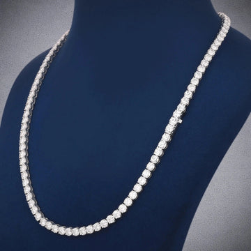 18 Inch 4mm Diamond Tennis Chain Sparkling Iced Jewelry for Men and Women Gurukrupa-Gems
